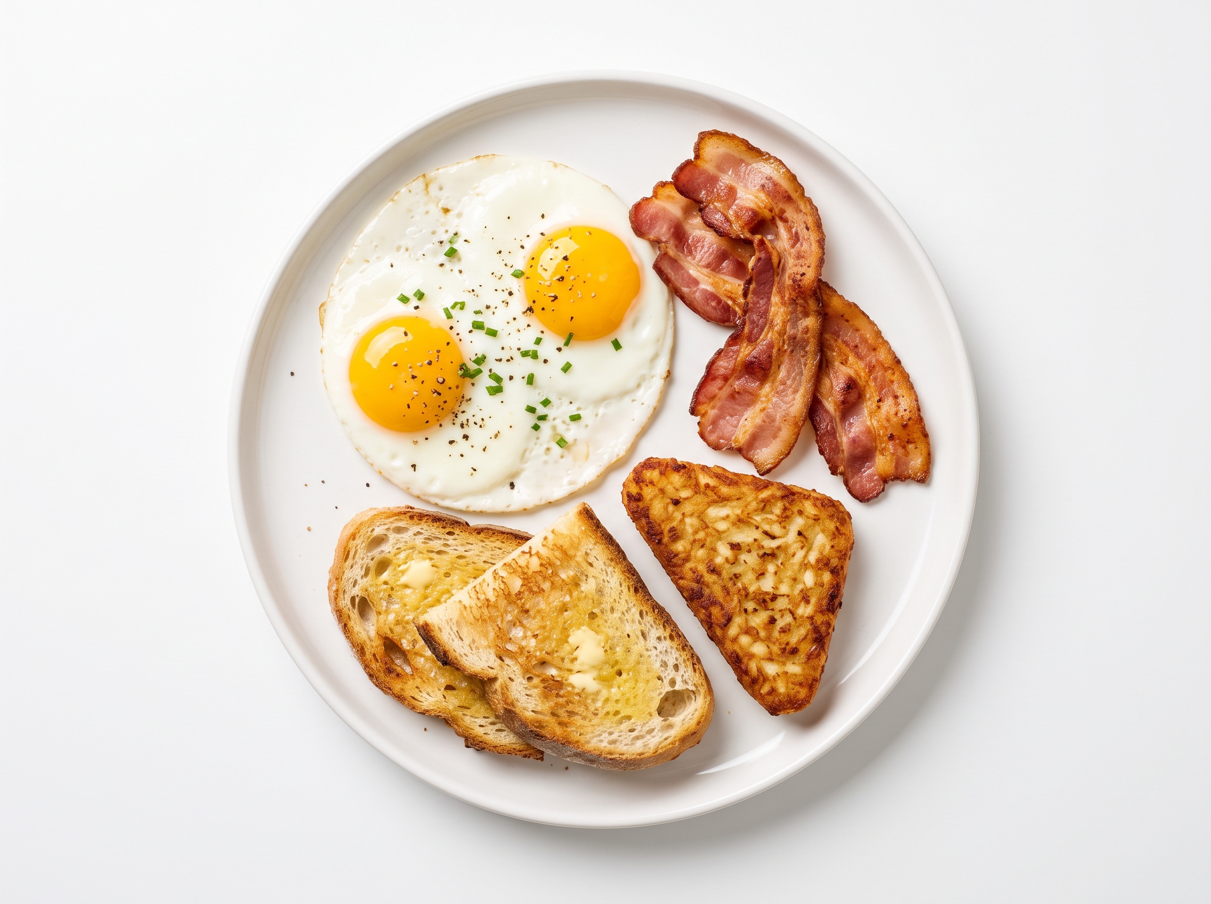 Bacon and Egg Breakfast Plate