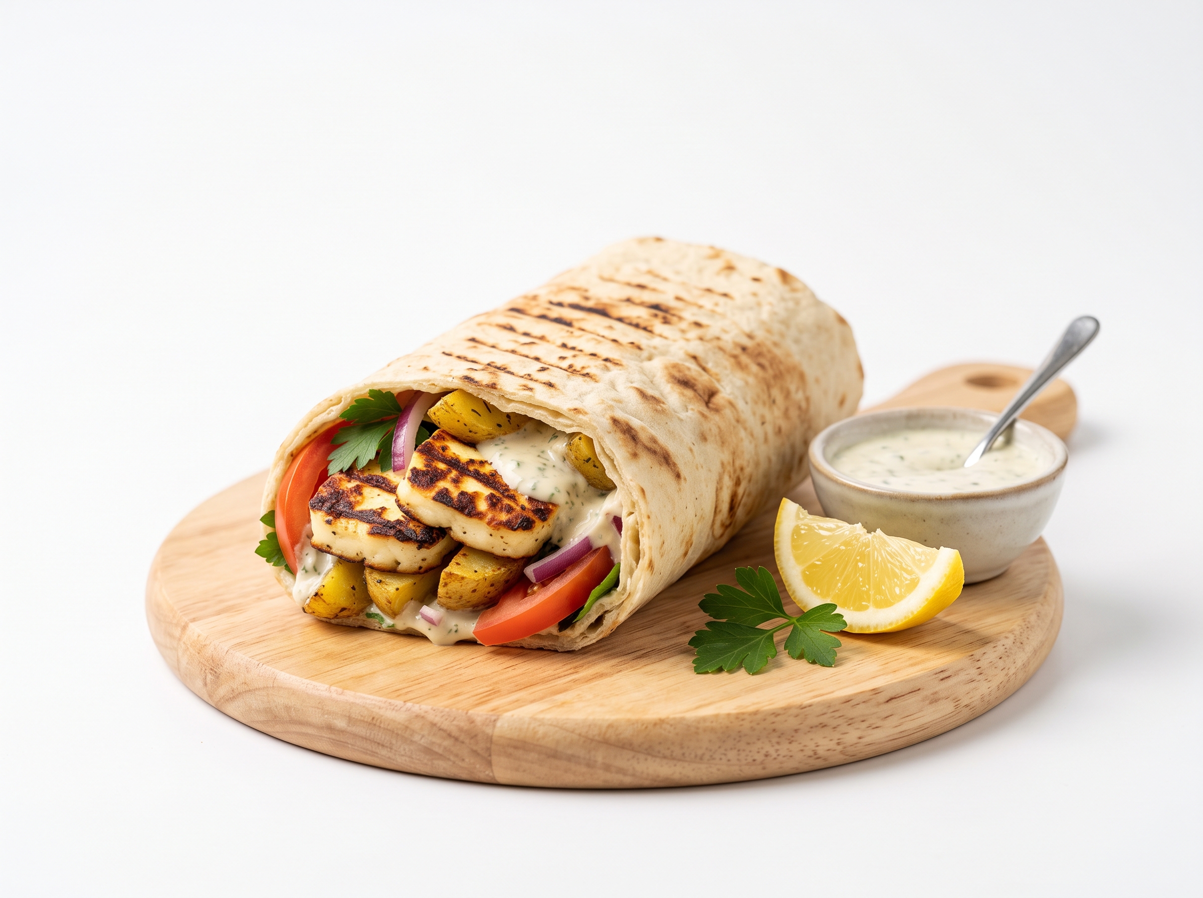 Haloumi Wrap